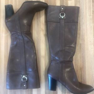 Alfani Brown Leather Boots